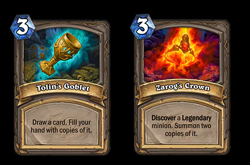 Tolin's Goblet and Zarog's Crown