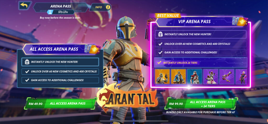 Aran Tal in Star Wars: Hunters