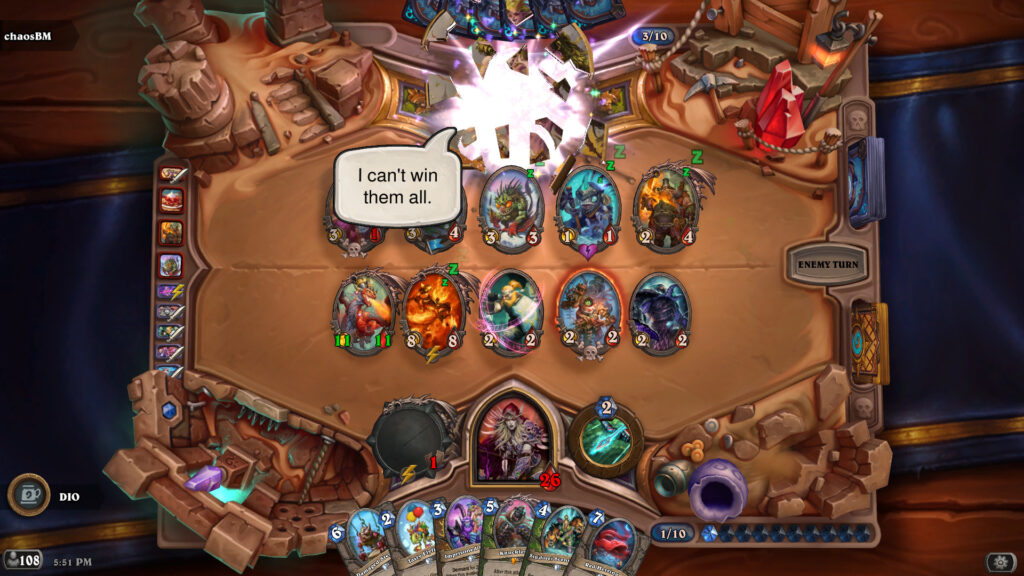 A random Ragnaros appeared 