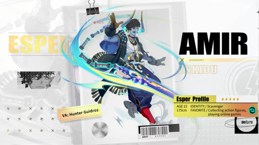 Amir (Enkidu) in Dislyte 