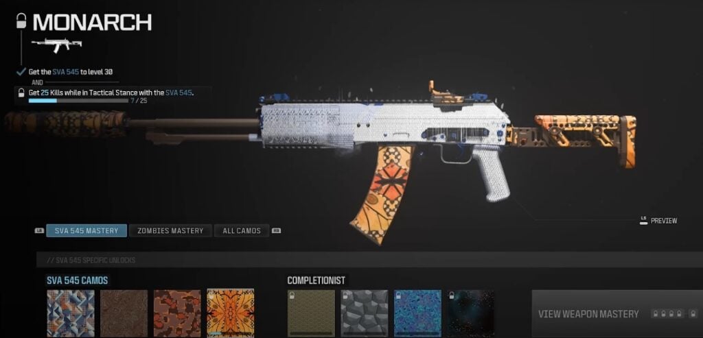 Monarch Tactical Stance challenge