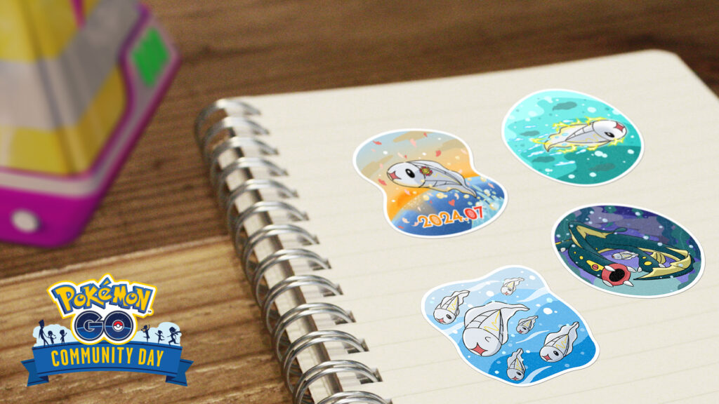 Tynamo Pokémon GO Community Day Stickers