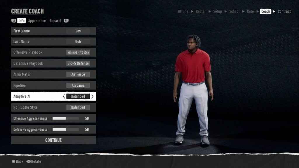 College Football 25 Adaptive AI