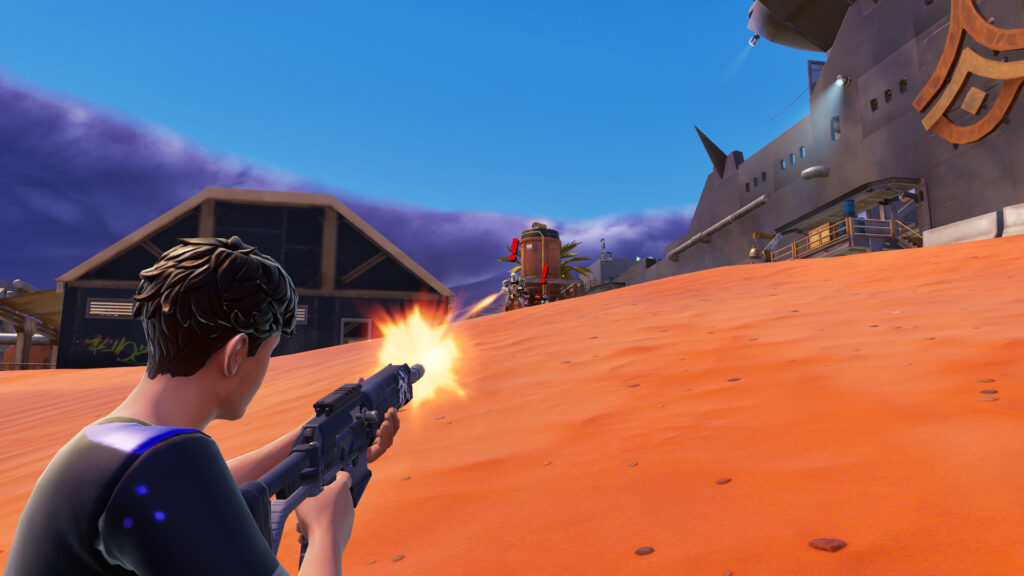 How to defeat a boss character in Fortnite 1