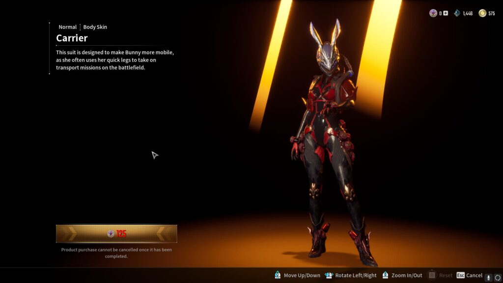 The rest of the Carrier skin for Bunny.