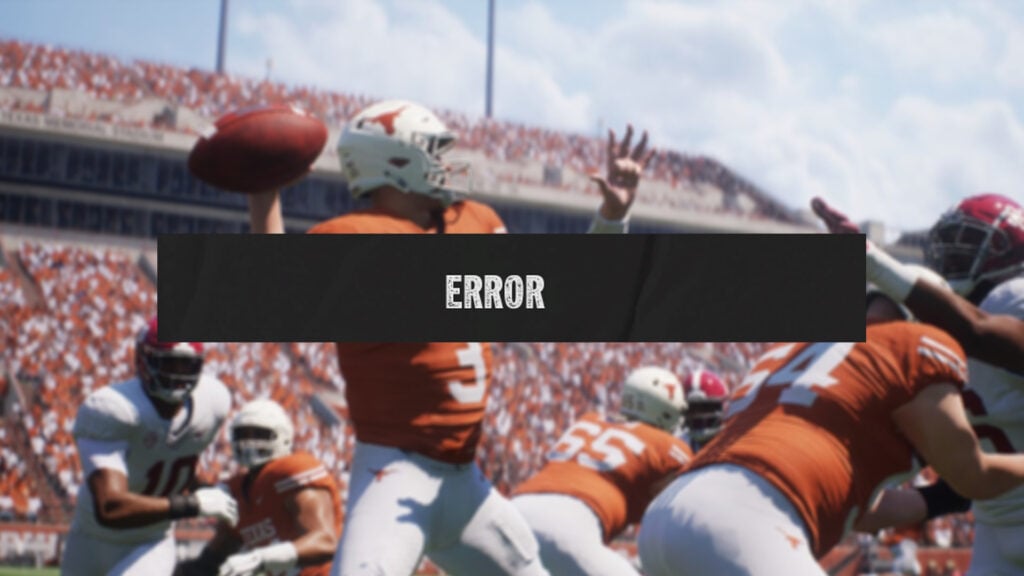 Is there a fix to the “EA Servers Down” error in College Football 25?