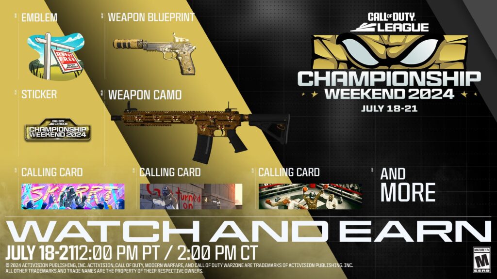 COD Champs 2024: How to watch and earn free in-game rewards