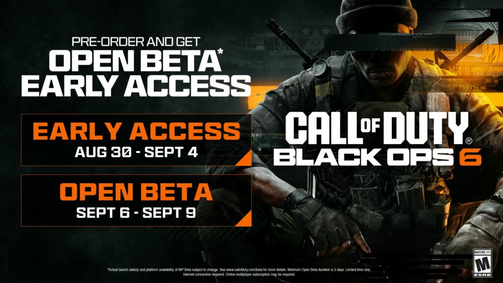 Call of Duty Black Ops 6 Beta Release Date