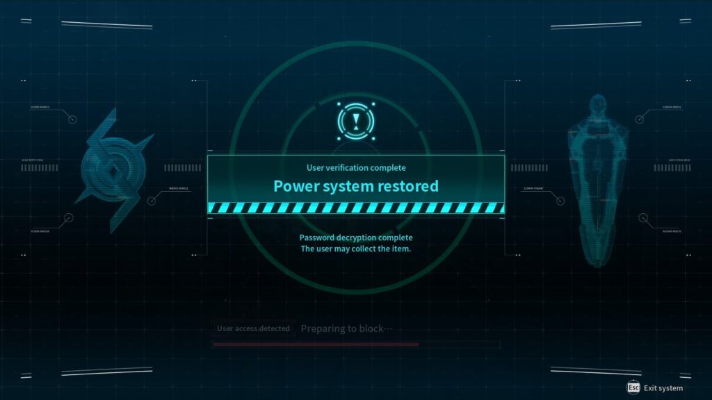 Power system restored in an Encrypted Vault in The First Descendant.
