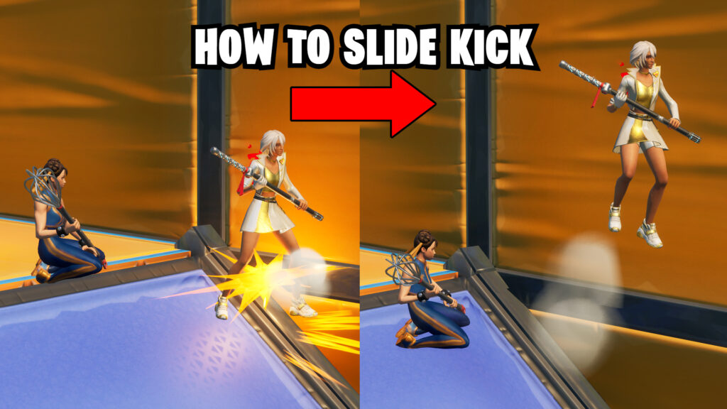 How to Slide Kick in Fortnite