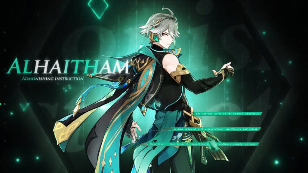 Genshin Impact: Alhaitham Skills, Best Weapons, Artifacts, Teammates, and Build
