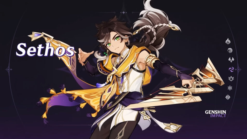 Genshin Impact: Sethos Skills, Weapons, Artifacts, Build