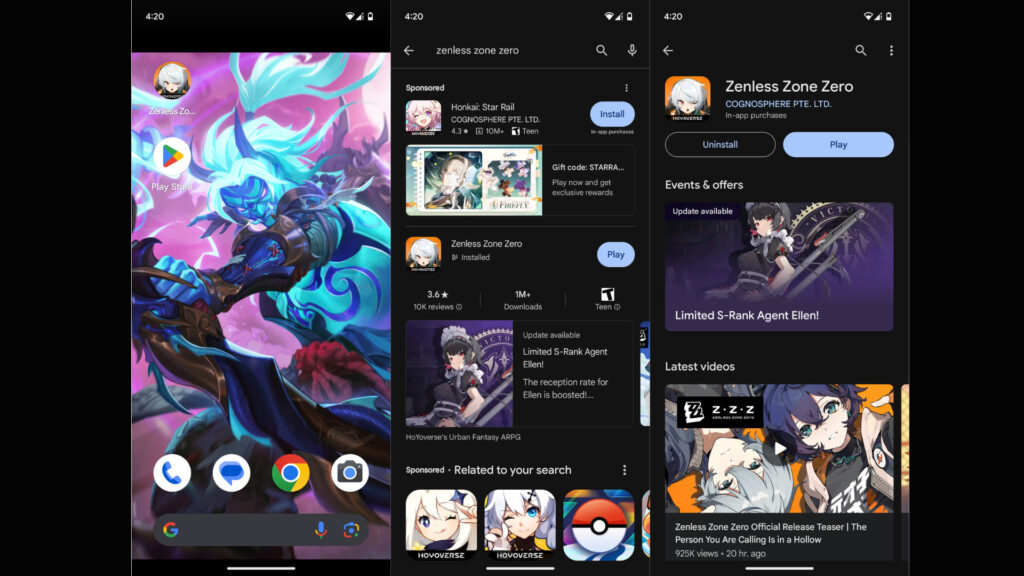 Zenless Zone Zero download screenshots 