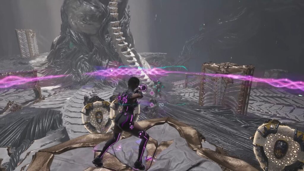 Luna in her trailer in The First Descendant.