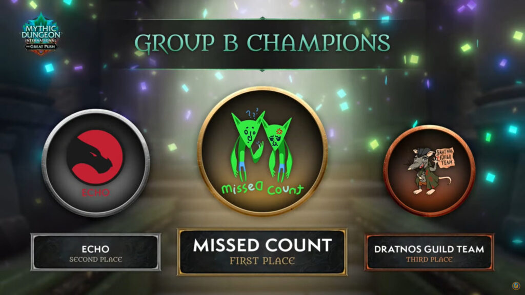 Missed Count, Echo, and Dratnos Guild Team head to WoW TGP TGP Global Finals 2024