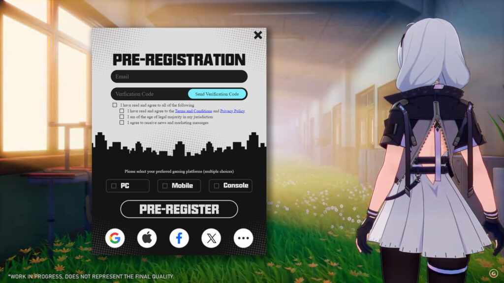 Neverness to Everness: How to Pre-register, platforms, and more