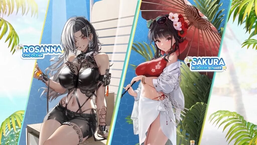 Nikke Patch Notes Sakura in Bloom and Rosanna: Chic Ocean