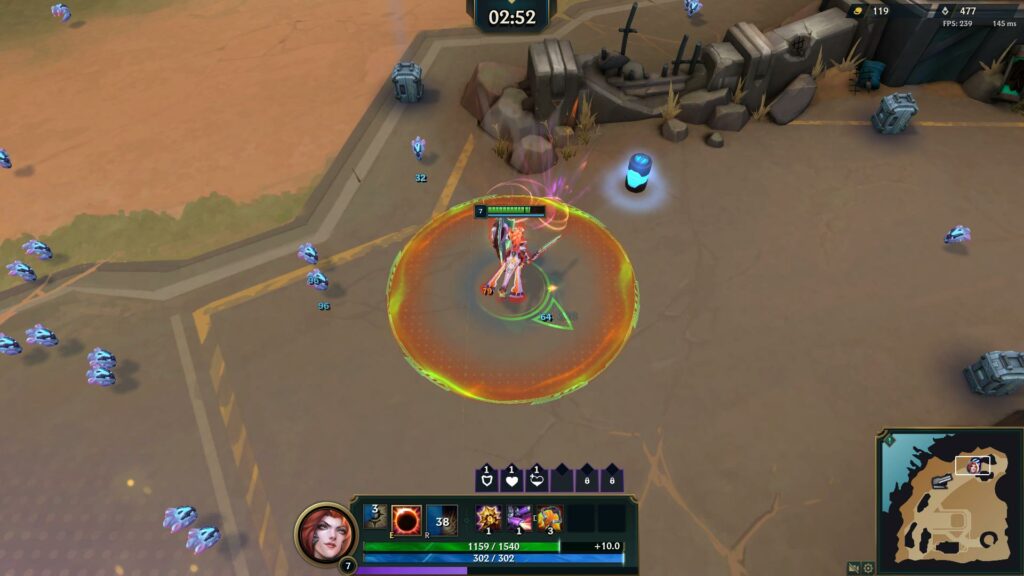 The Outskirts Map in League of Legends: Swarm (screenshot via esports.gg)