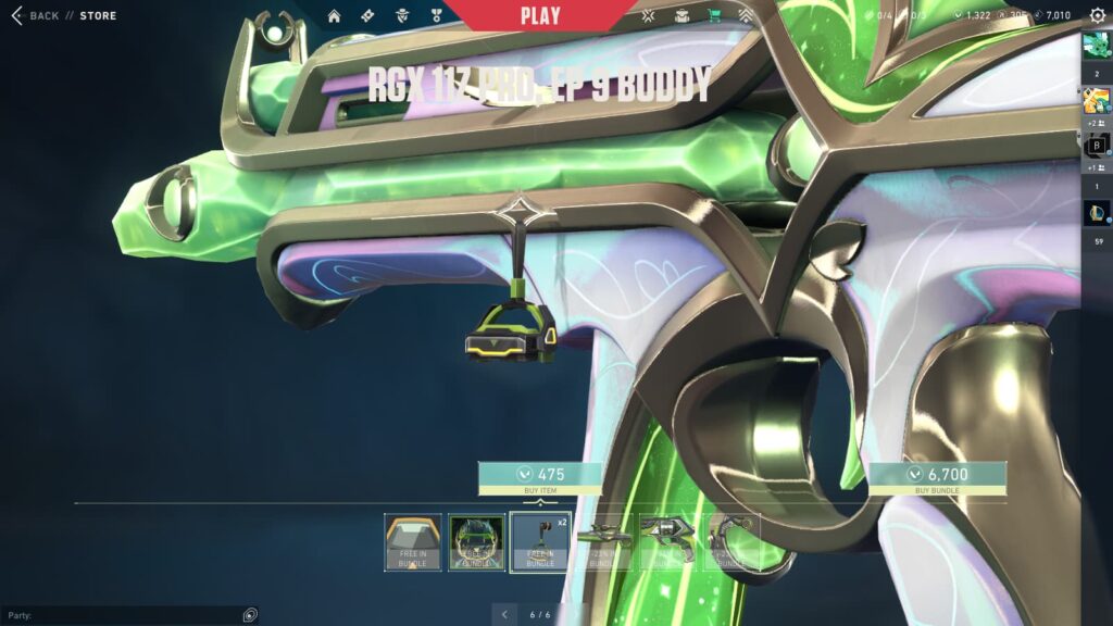 The bundle's gun buddy.