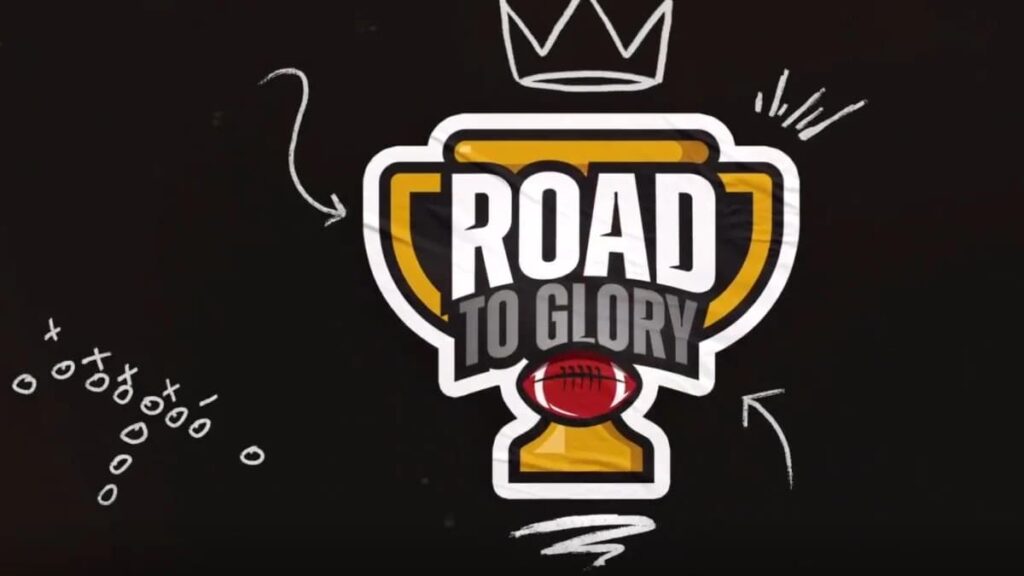 The Road to Glory loading in College Football 25.