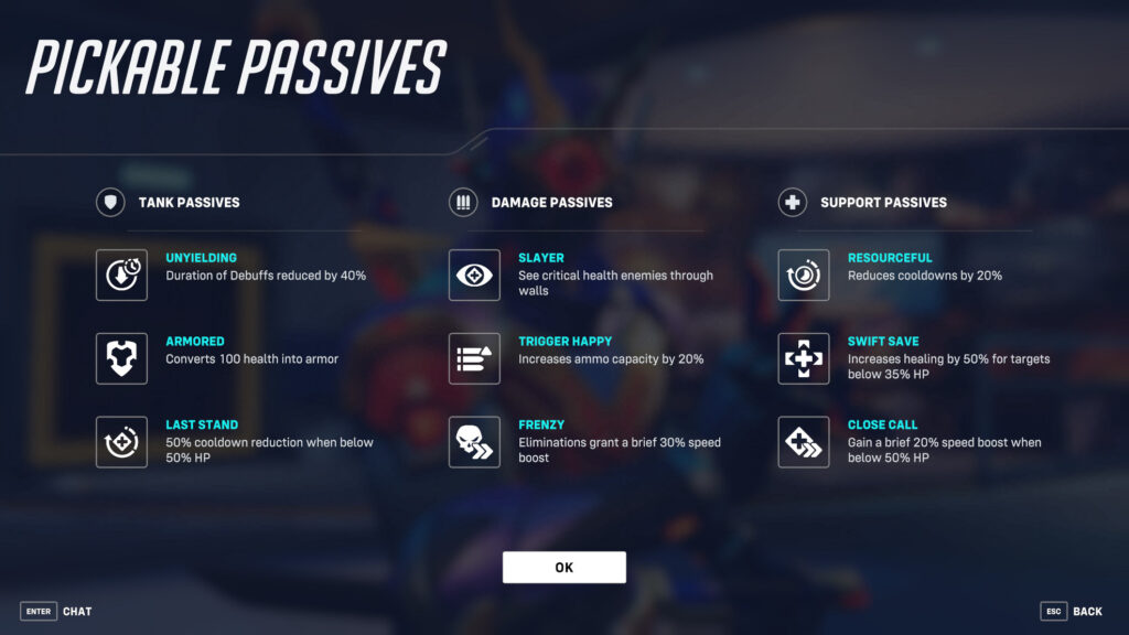 Overwatch 2 Quick Play Hacked Pickable Passives
