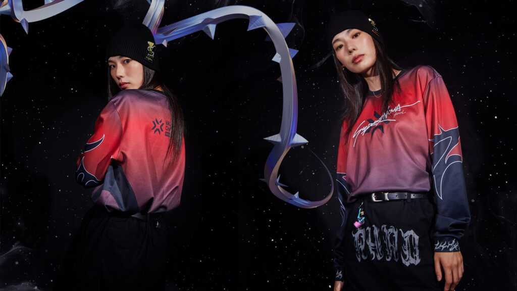 The custom long sleeve T-shirt for VALORANT Champions Seoul.