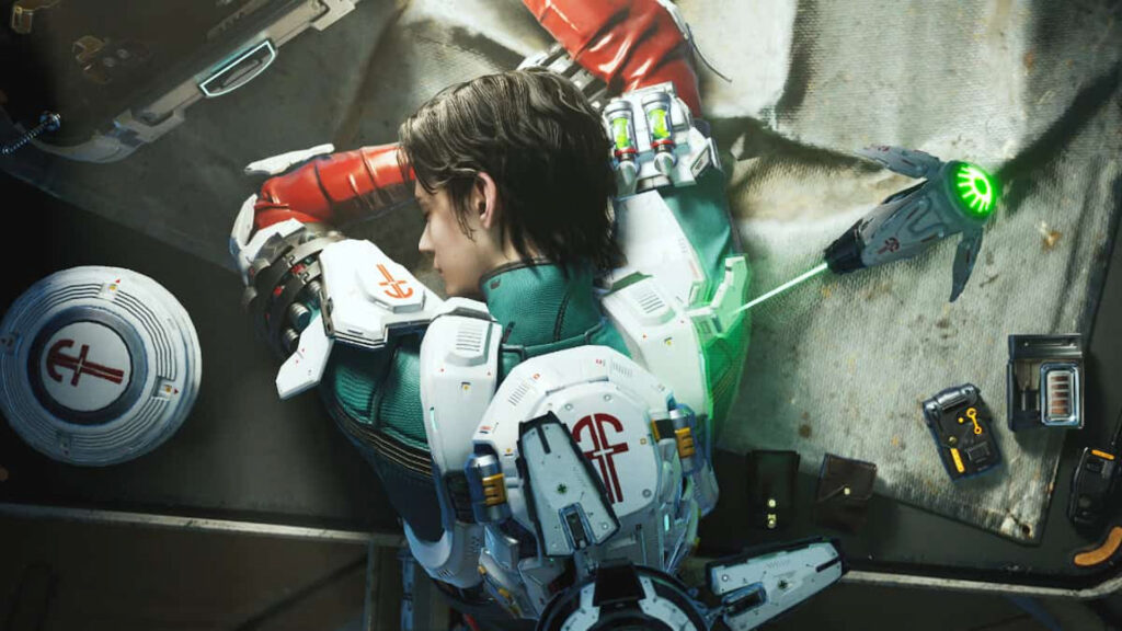 Yujin with his back turned in The First Descendant.