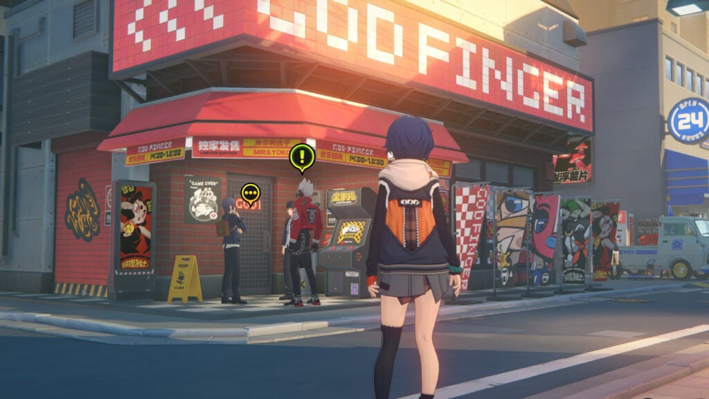 Screenshot of the Godfinger arcade in Zenless Zone Zero.