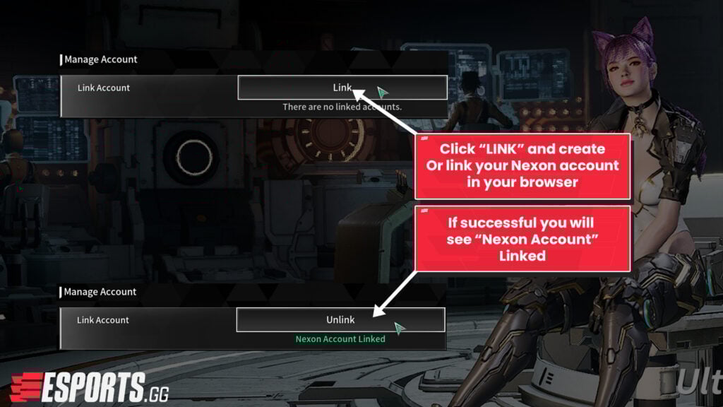 how to link Nexon account in The First Descendant
