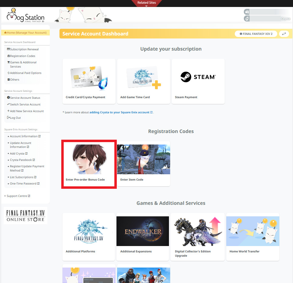 FFXIV Dawntrail Early Access instructions screenshot