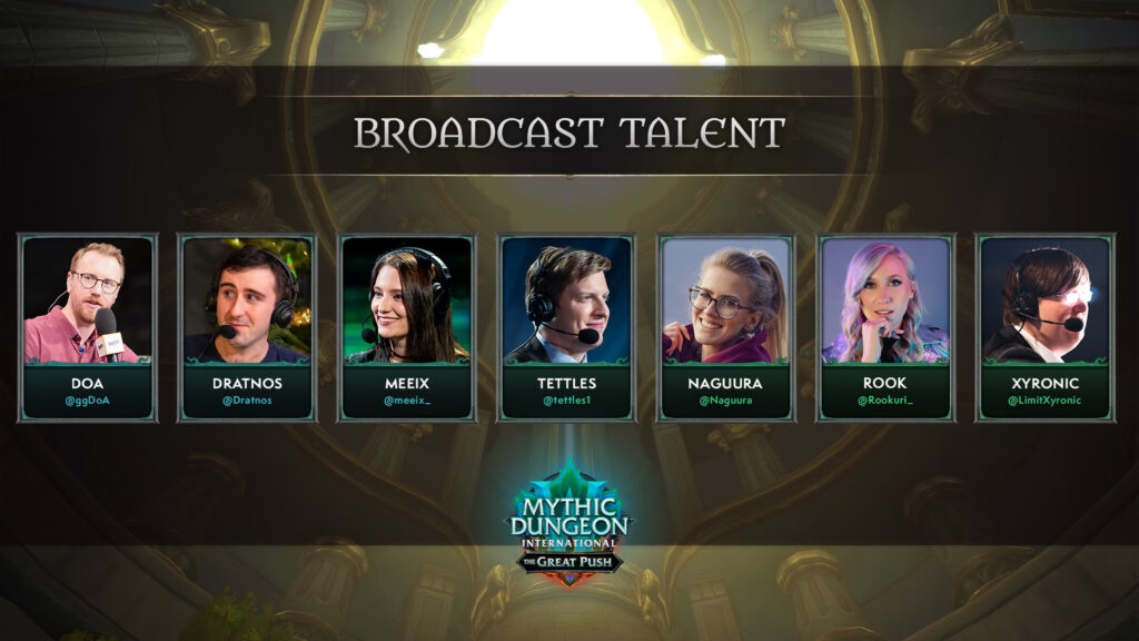 WoW MDI TGP broadcast talent