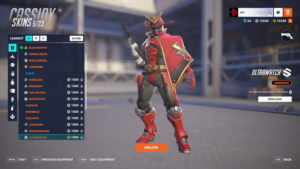 Ultrawatch Cassidy skin 