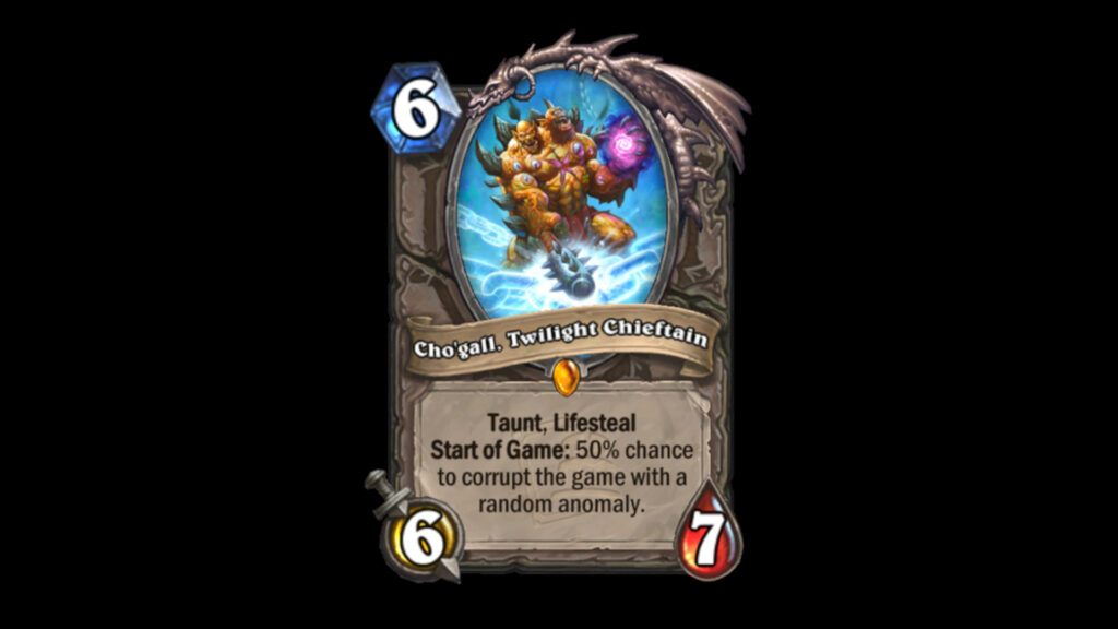 Cho’gall, Twilight Chieftain in Hearthstone
