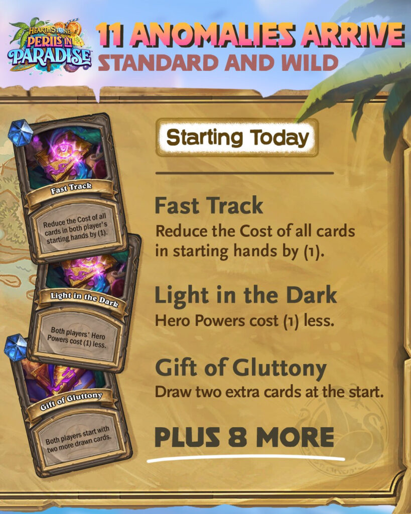 Hearthstone Anomalies in Standard and Wild