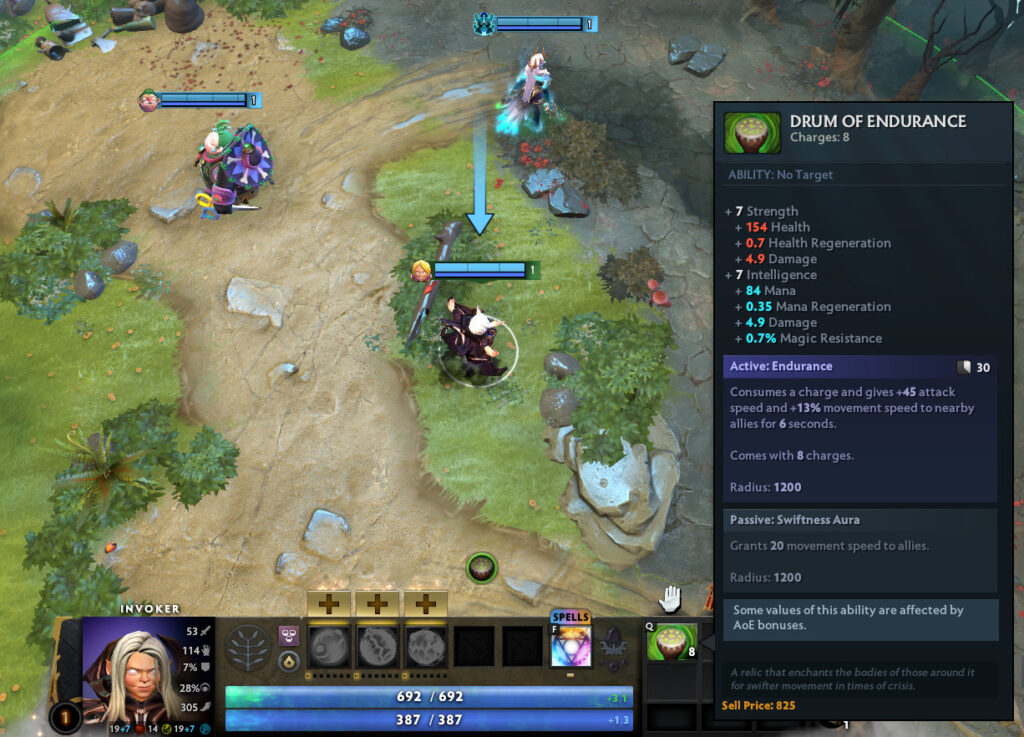 Invoker with Drum of Endurance