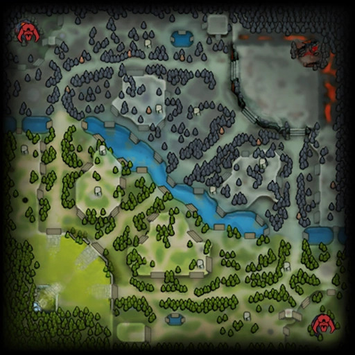Dota 2 Roshan's map locations