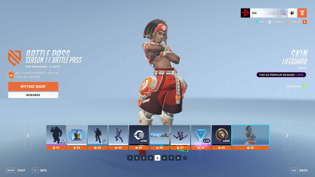 Lucio Lifeguard skin