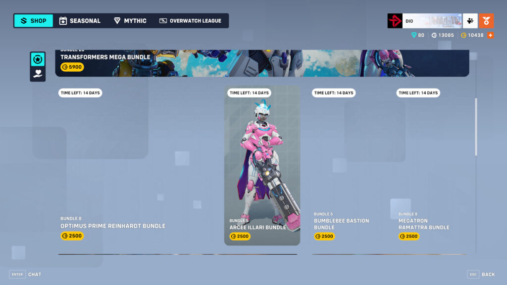 Overwatch 2 shop rotation glitch