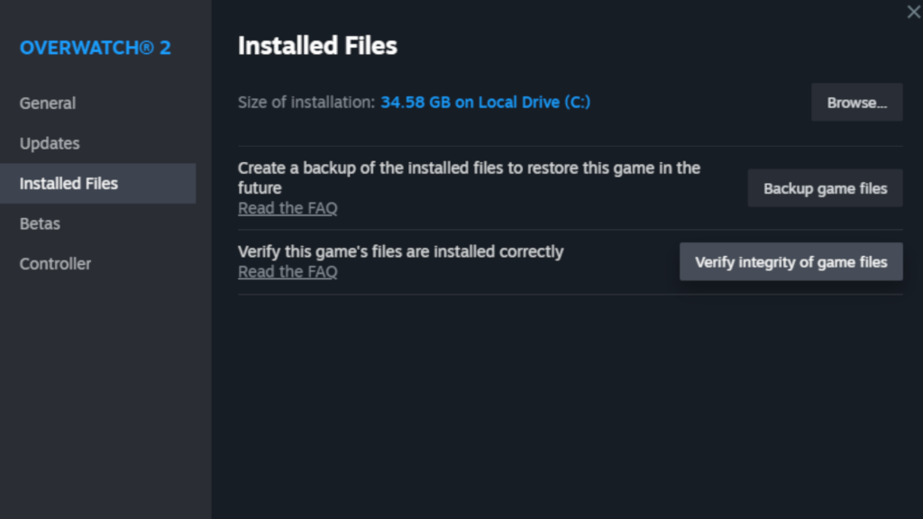How to verify integrity of game files on Steam