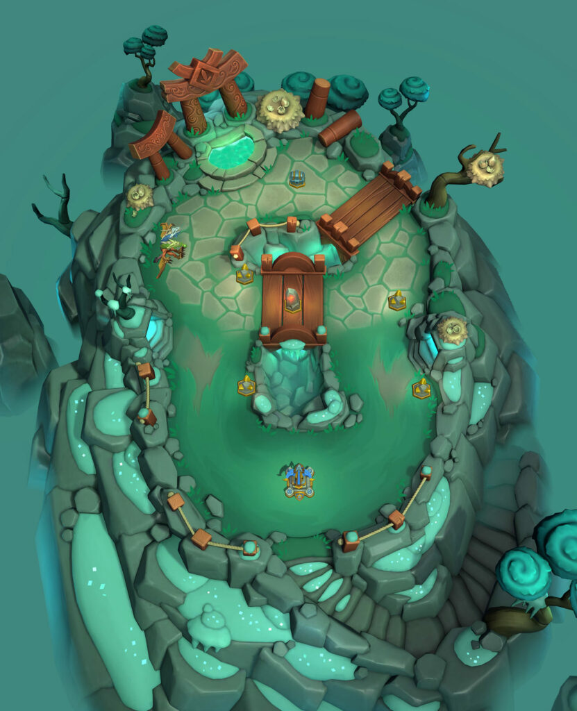 Brumeran above the peaks of Moonglade