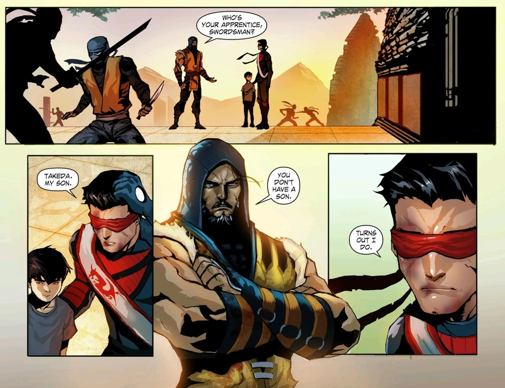 Takeda in Mortal Kombat x comics