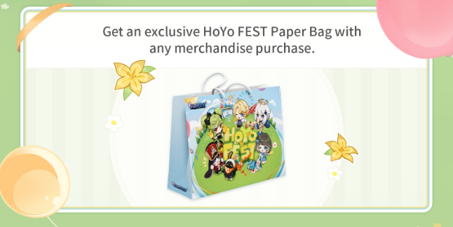 Free rewards at the 2024 HoYo FEST.