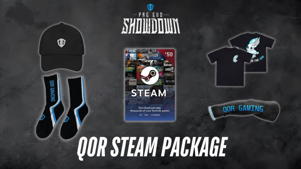 Attendees have a chance at winning Qor Gaming merch