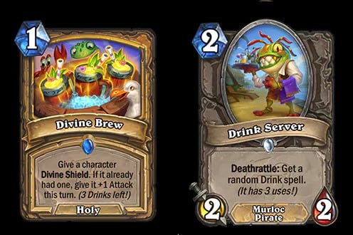 Divine Bew and Drink Server from the Perils in Paradise expansion 