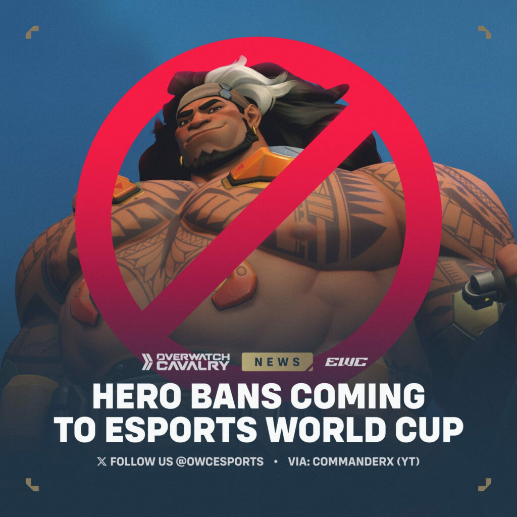  Hero bans are being introduced at EWC