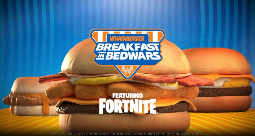 Whataburger’s ‘Breakfast in Bedwars’ event brings together gaming and food enthusiasts in Fortnite