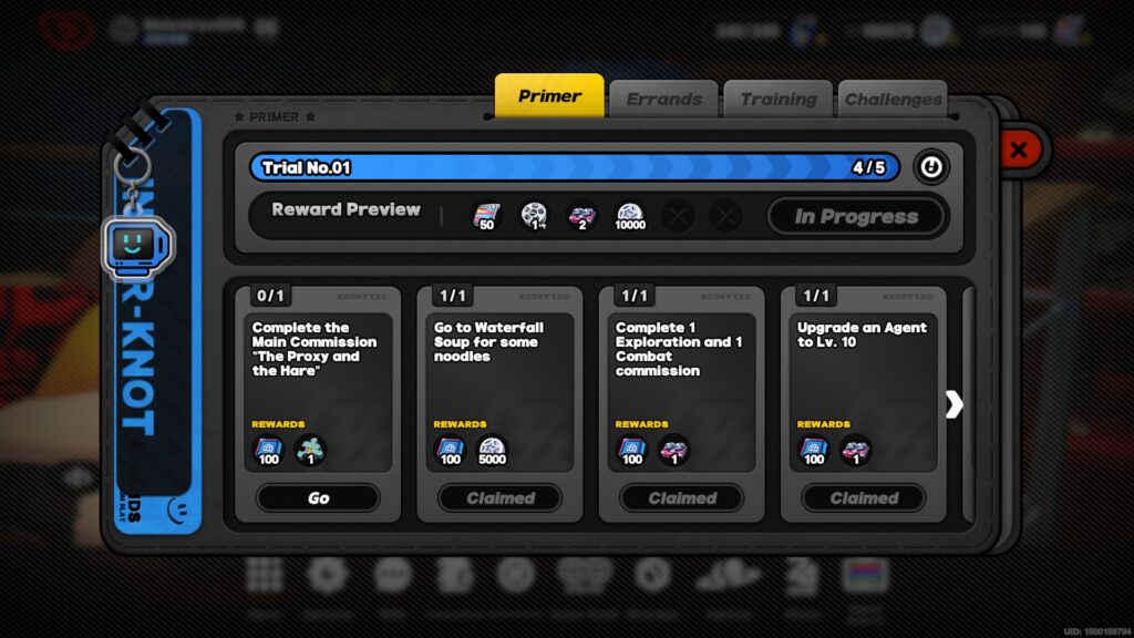 The Primer in the Zenless Zone Zero Compendium