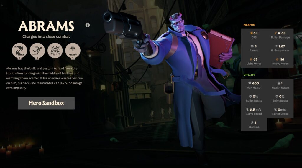 Abrams Hero in Deadlock