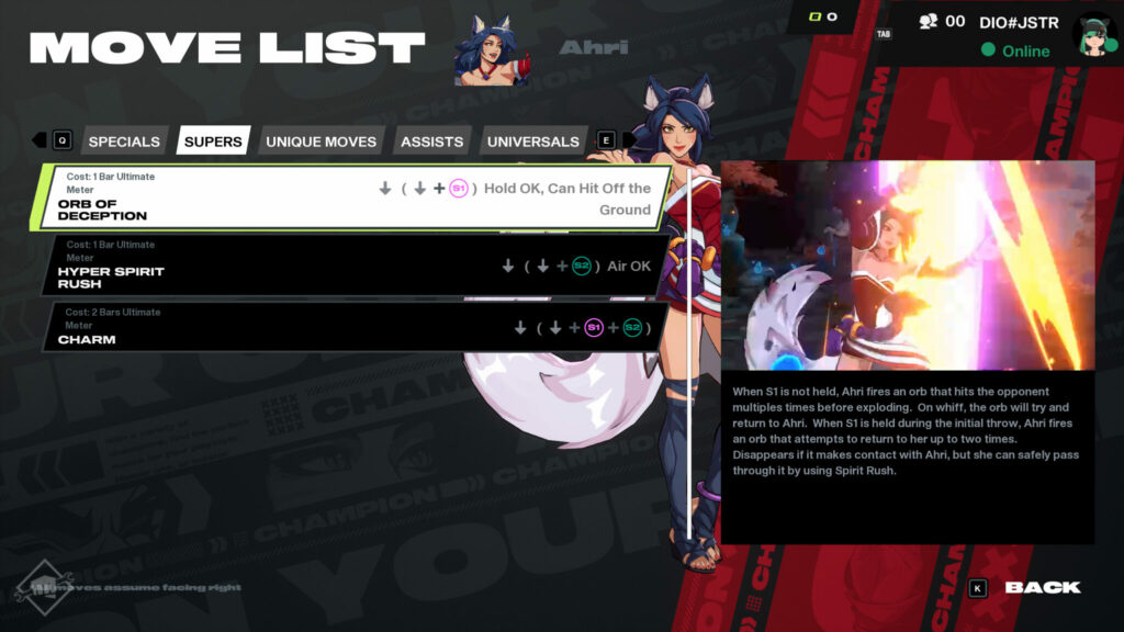 Ahri has three supers in 2XKO.