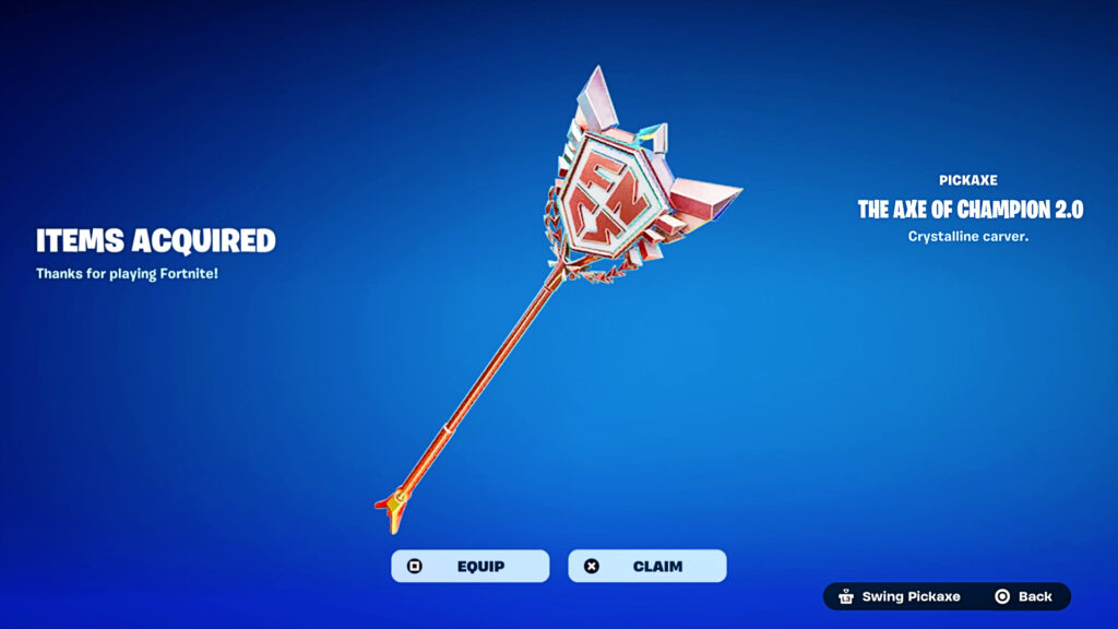 How to get the Fortnite FNCS Pickaxe: Release date and cost